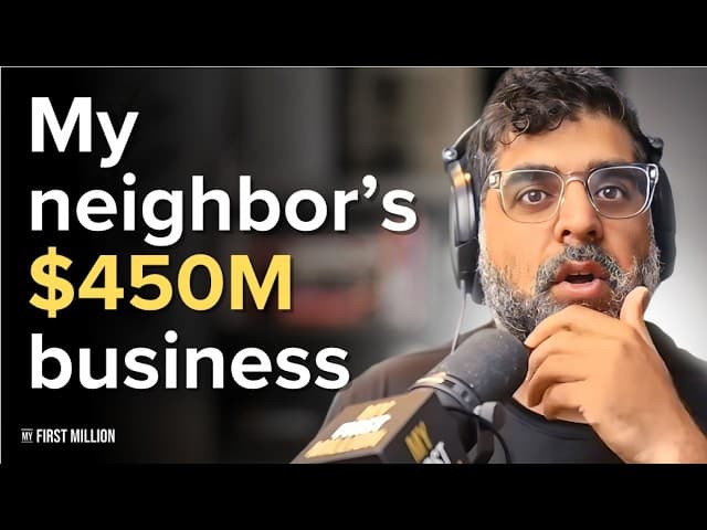 Just found out my neighbor’s business sold for $450M