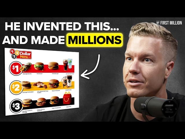 This guy made millions by inventing the McFlurry & the $1 Menu
